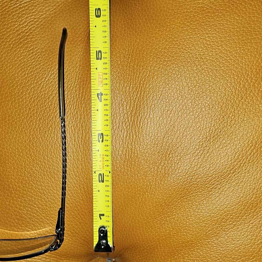 Stylish Silver Versace Rectangular Eye Glasses It… - image 7